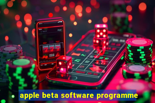 apple beta software programme